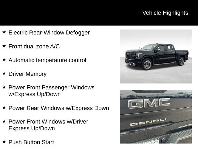Certified Used 2025 Onyx Black GMC Denali Ultimate image 15