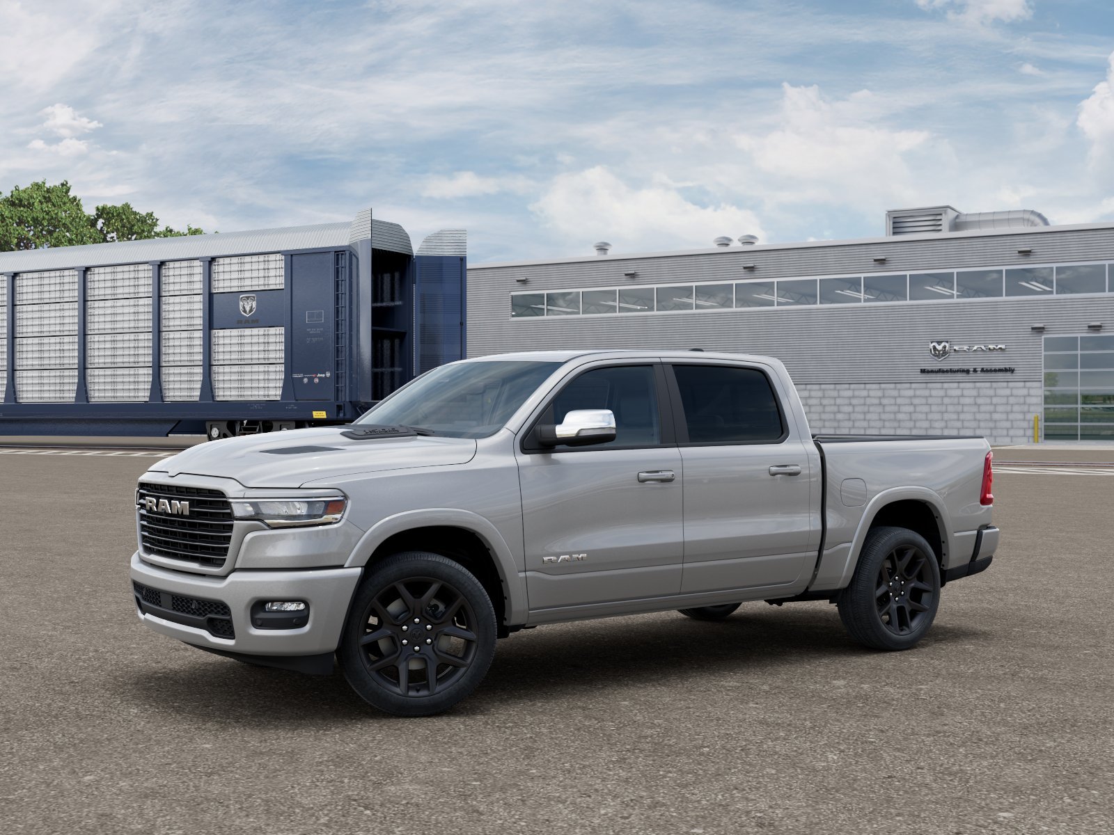 New 2026 Silver Zynith Exterior Paint RAM Laramie image 1