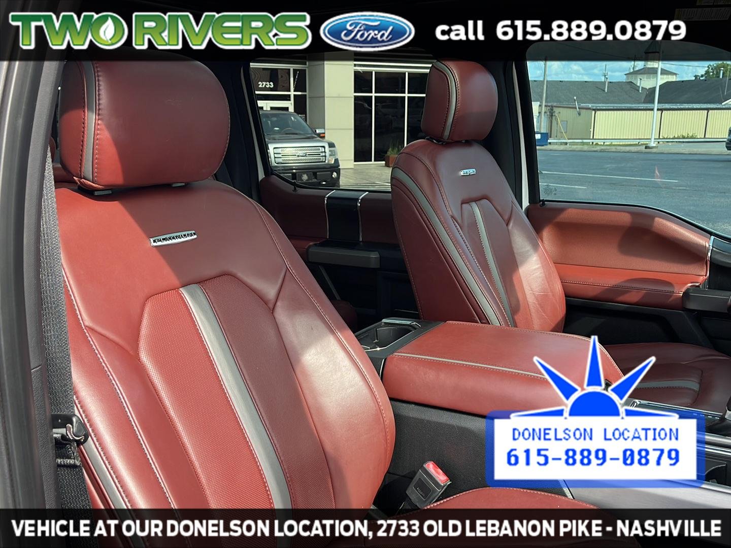 Used 2018 White Platinum Tri-Coat Metallic Ford Platinum image 47