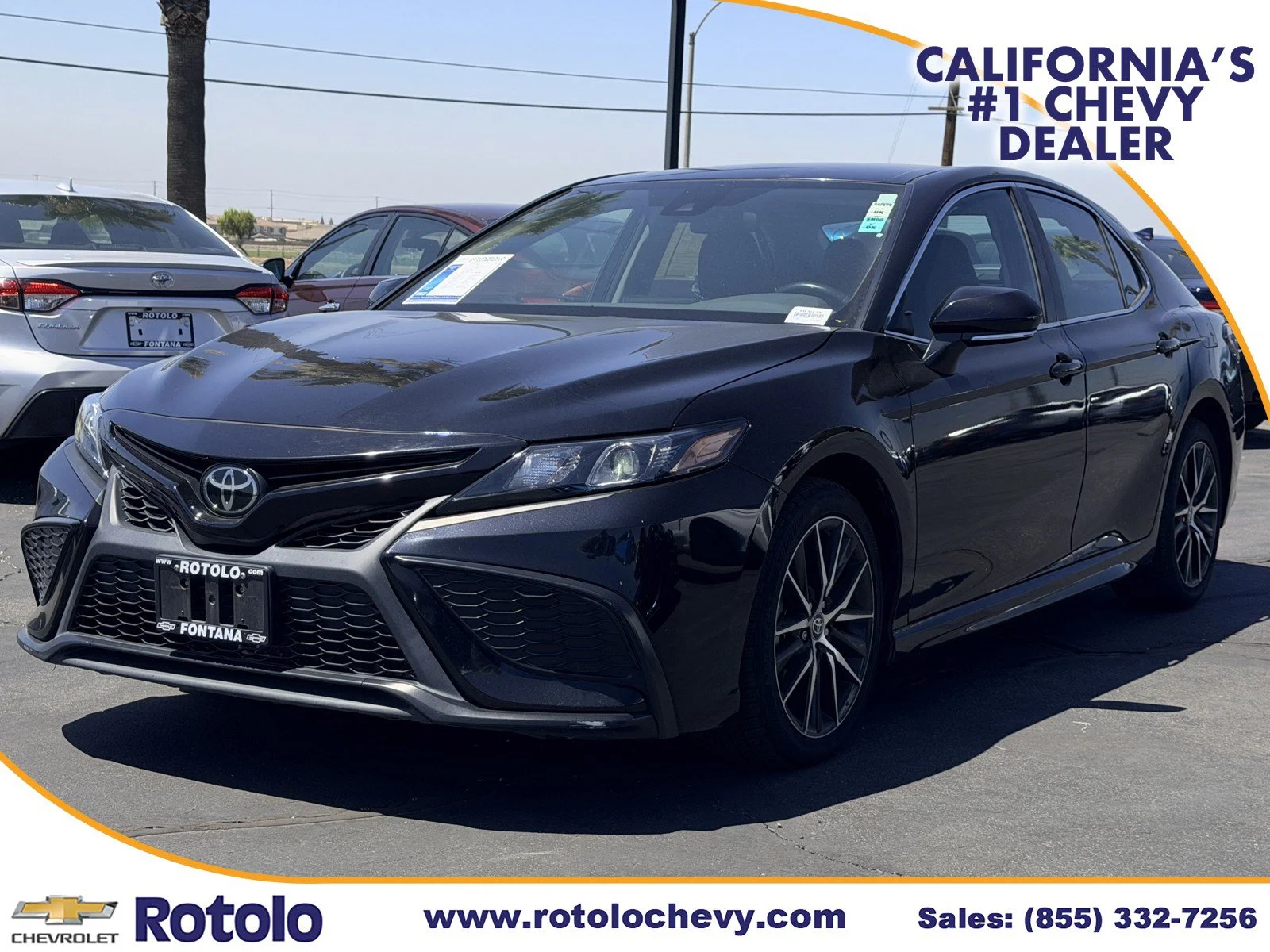 Used 2024 MIDNIGHT BLACK ME Toyota SE image 3