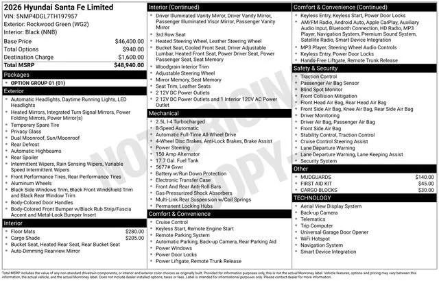 New 2026 Rockwood Green Hyundai Limited 6P image 38