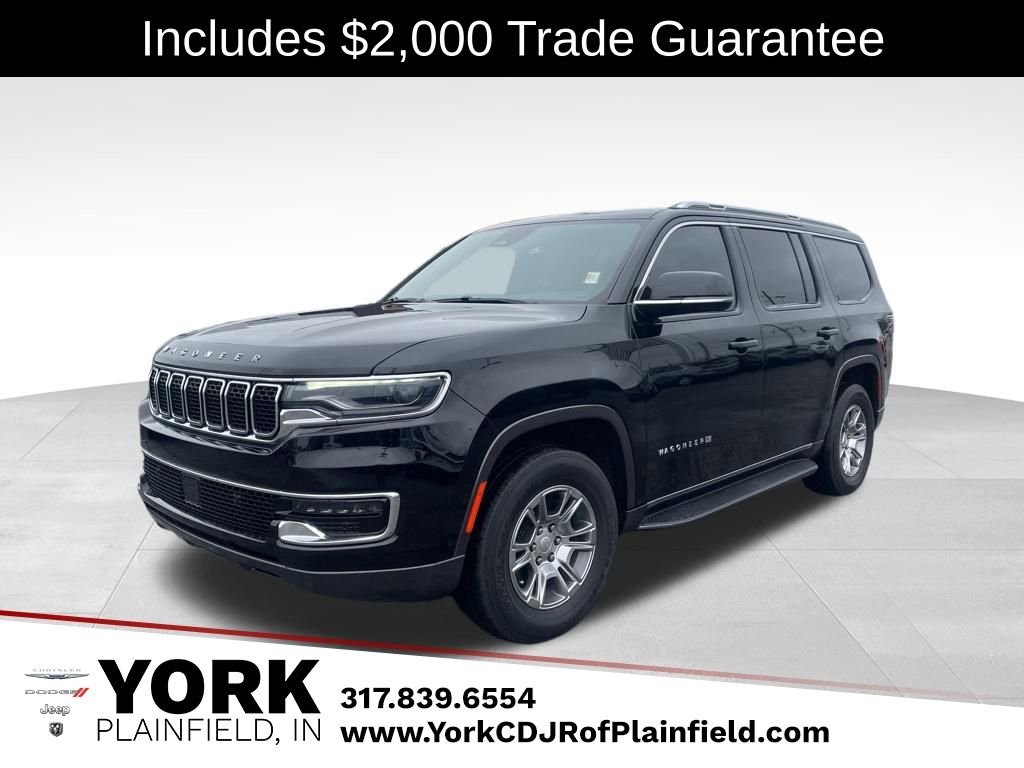 Black 2022 Jeep Wagoneer Series I 4WD SUV / Crossover Four-Wheel Drive Automatic