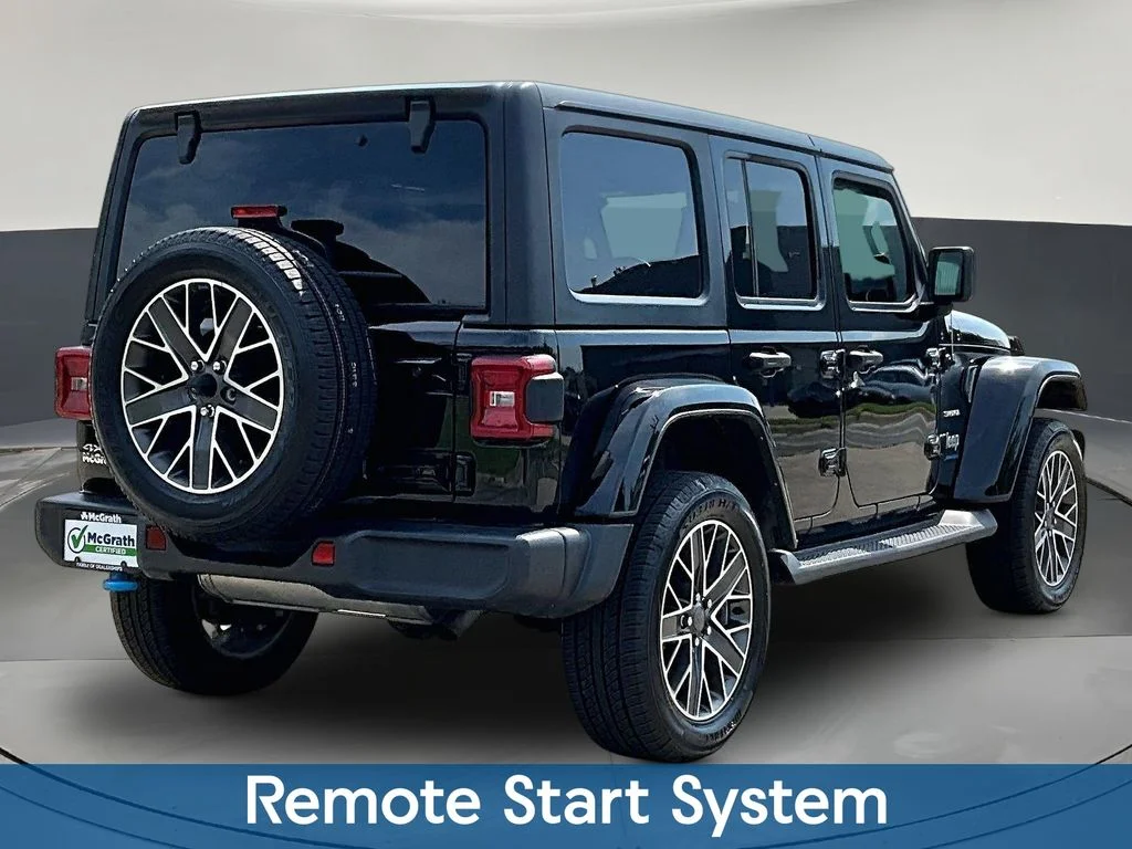 Used 2023 Black Jeep Sahara 4xe image 8