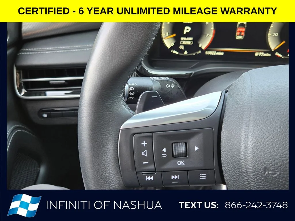 Certified Used 2023 Black INFINITI LUXE image 31