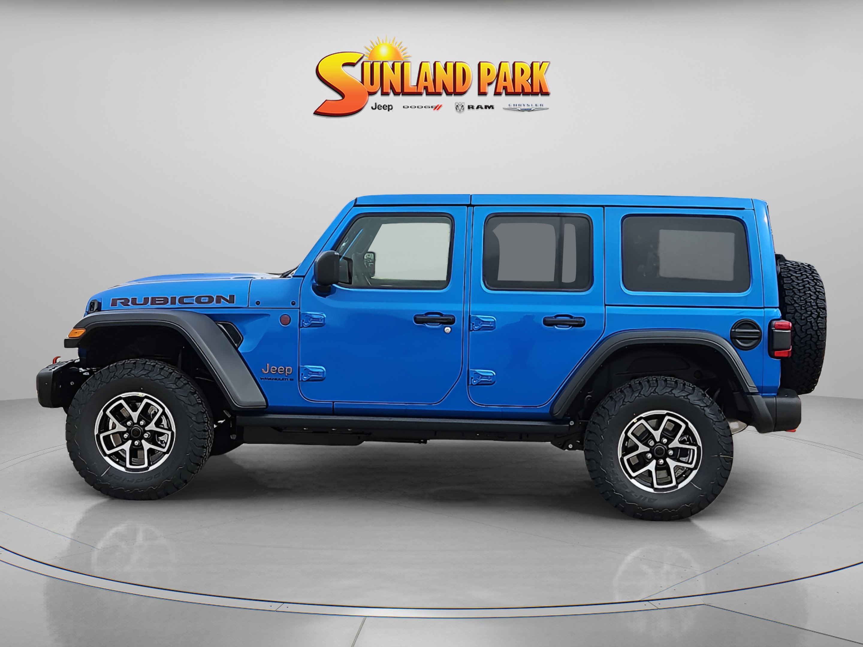 New 2026 Hydro Blue Pearlcoat Jeep Rubicon image 3
