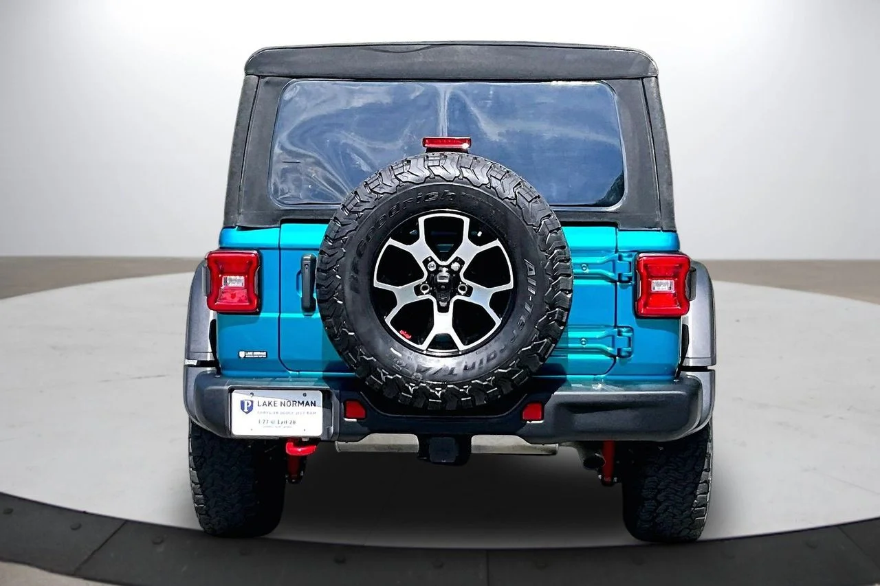 Certified Used 2020 Teal Jeep Rubicon image 8