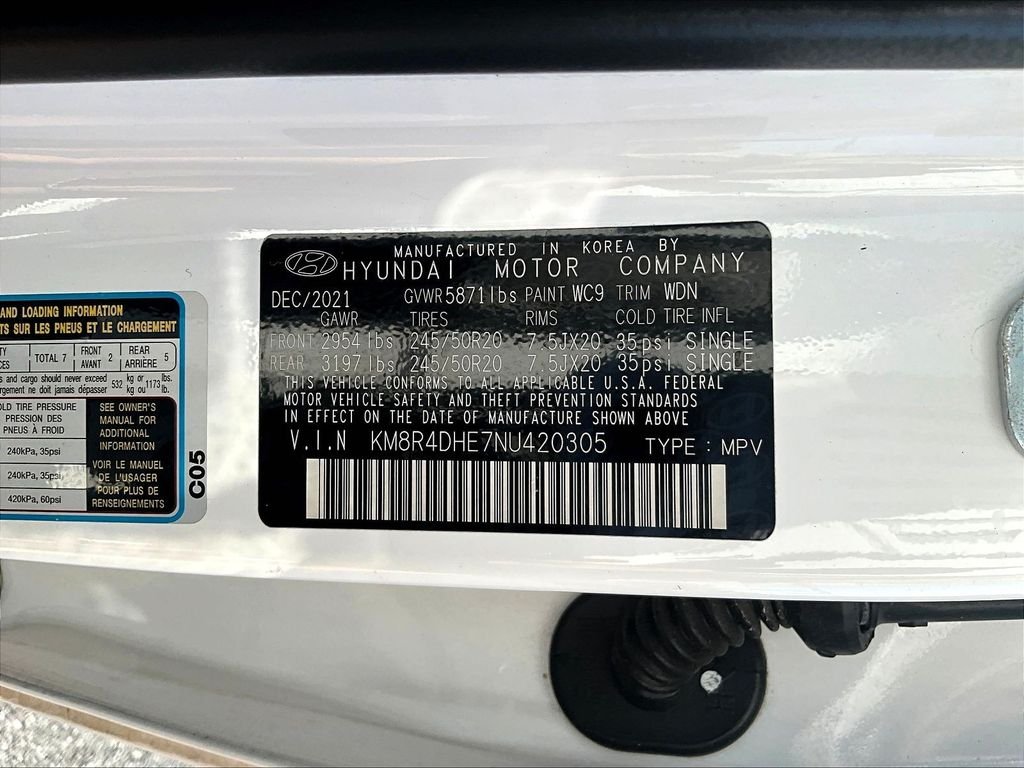 Certified Used 2022 White Hyundai SEL image 23