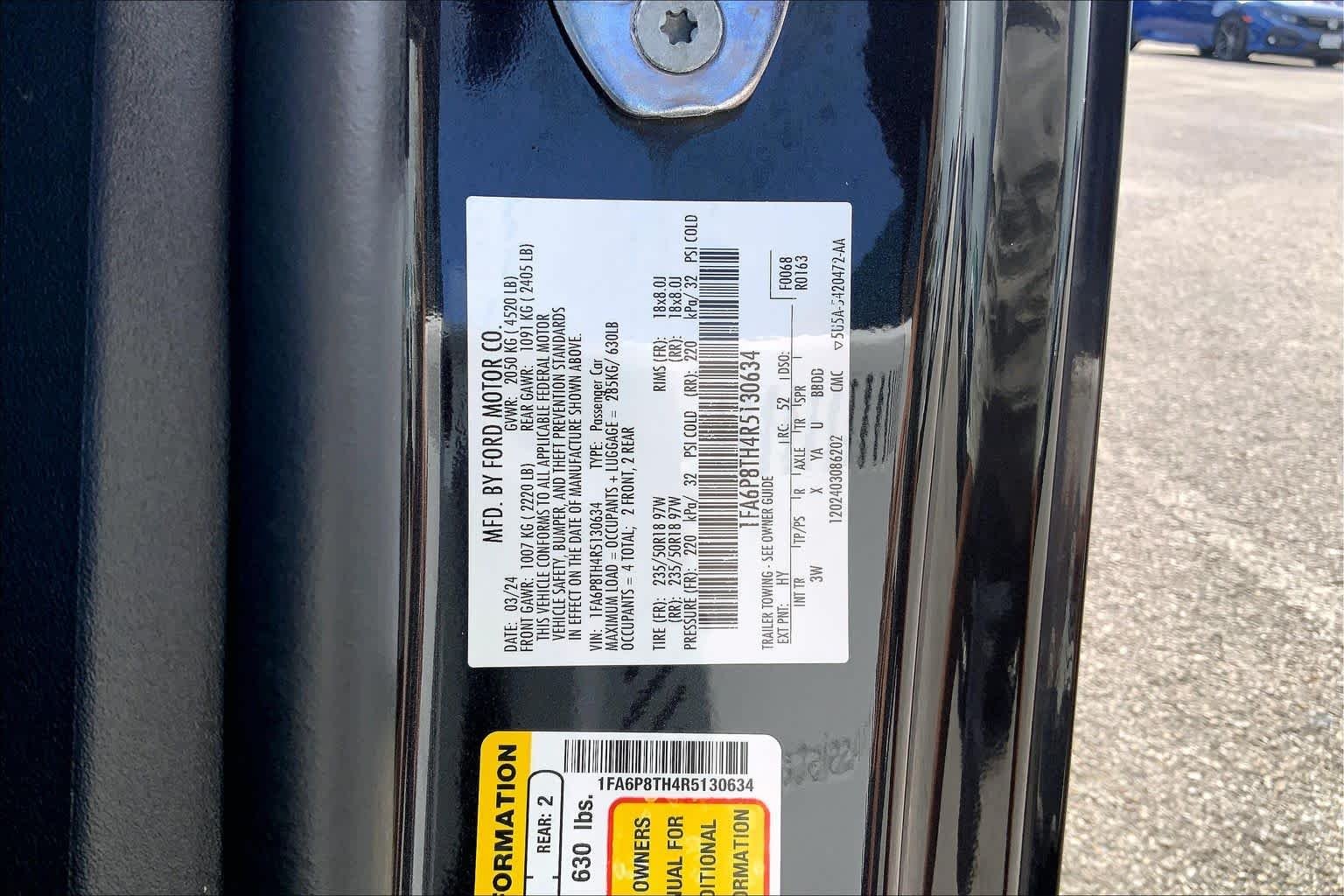 Used 2024 Dark Matter Gray Ford EcoBoost Premium image 36