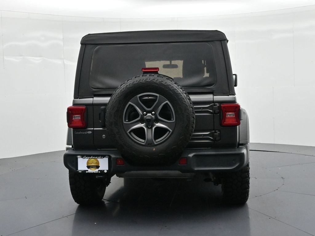 Used 2018 Crystal Metallic Jeep Unlimited Sport S image 7