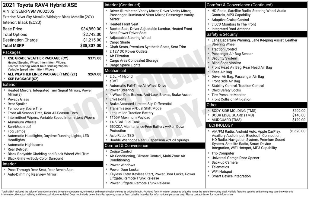 Certified Used 2021 Silver Toyota XSE image 12