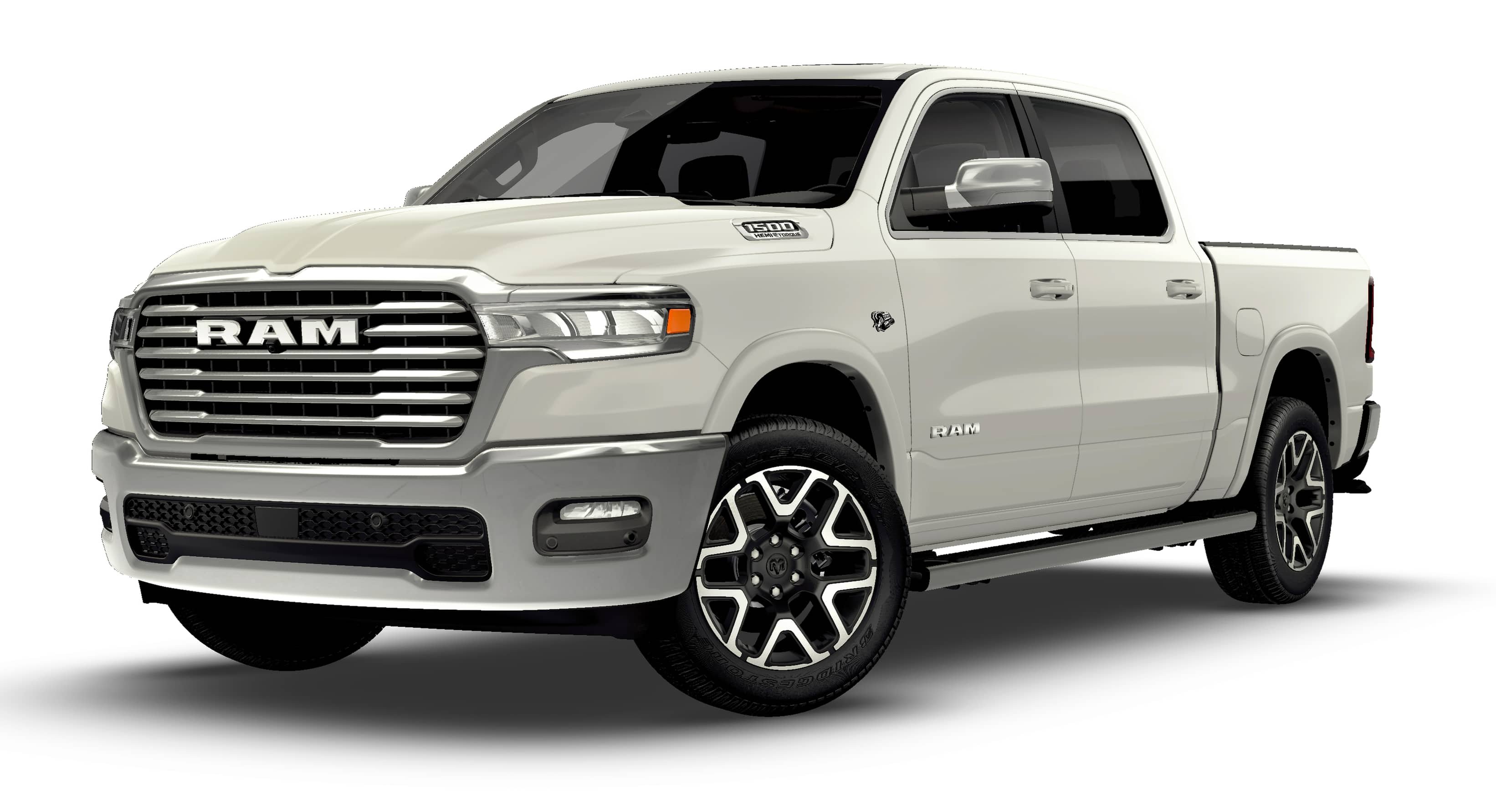 New 2026 Ivory White Tri-Coat Pearl-Coat Exterior Paint RAM LARAMIE image 27