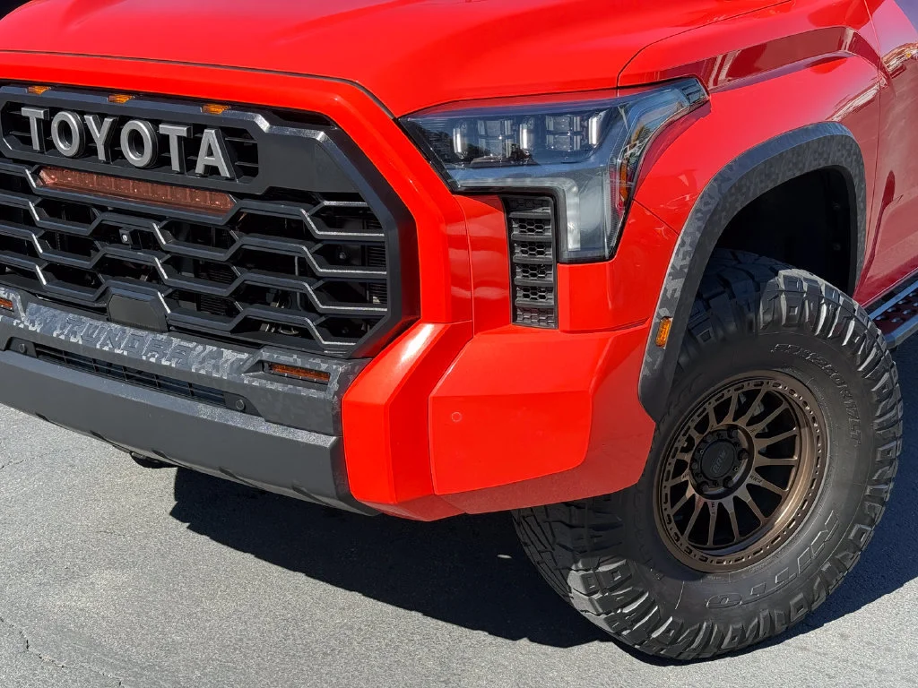 Used 2022 Orange Toyota TRD Pro Hybrid image 3