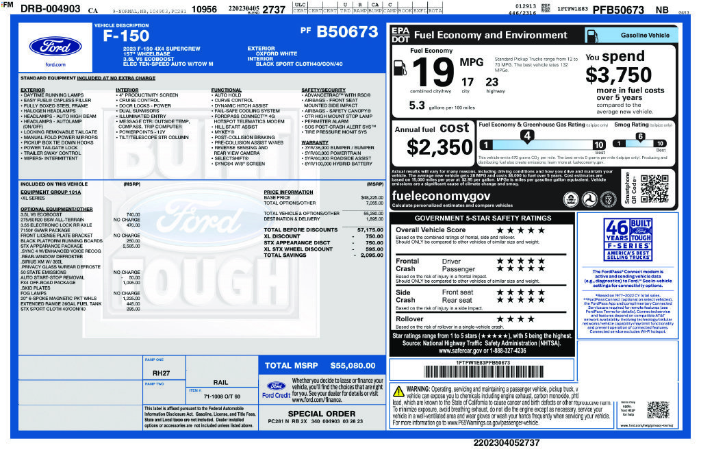 Used 2023 White Ford XL image 2