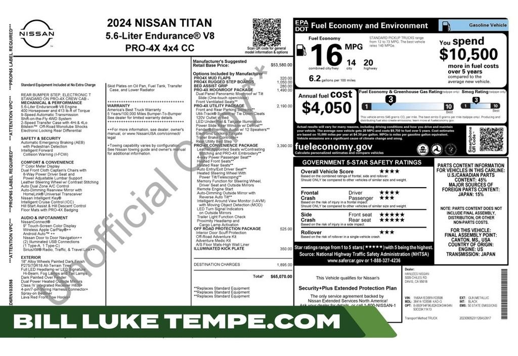 2024 Nissan Titan