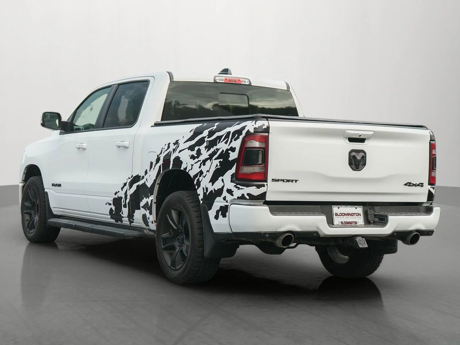 Used 2022 Bright White Clearcoat Ram Sport image 5
