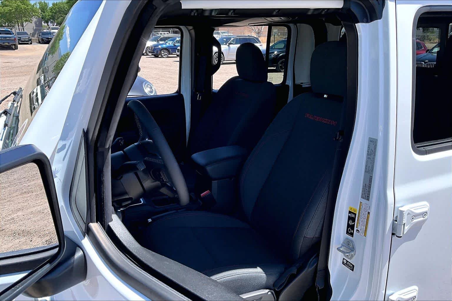 Used 2025 Bright White Clearcoat Jeep Rubicon image 6