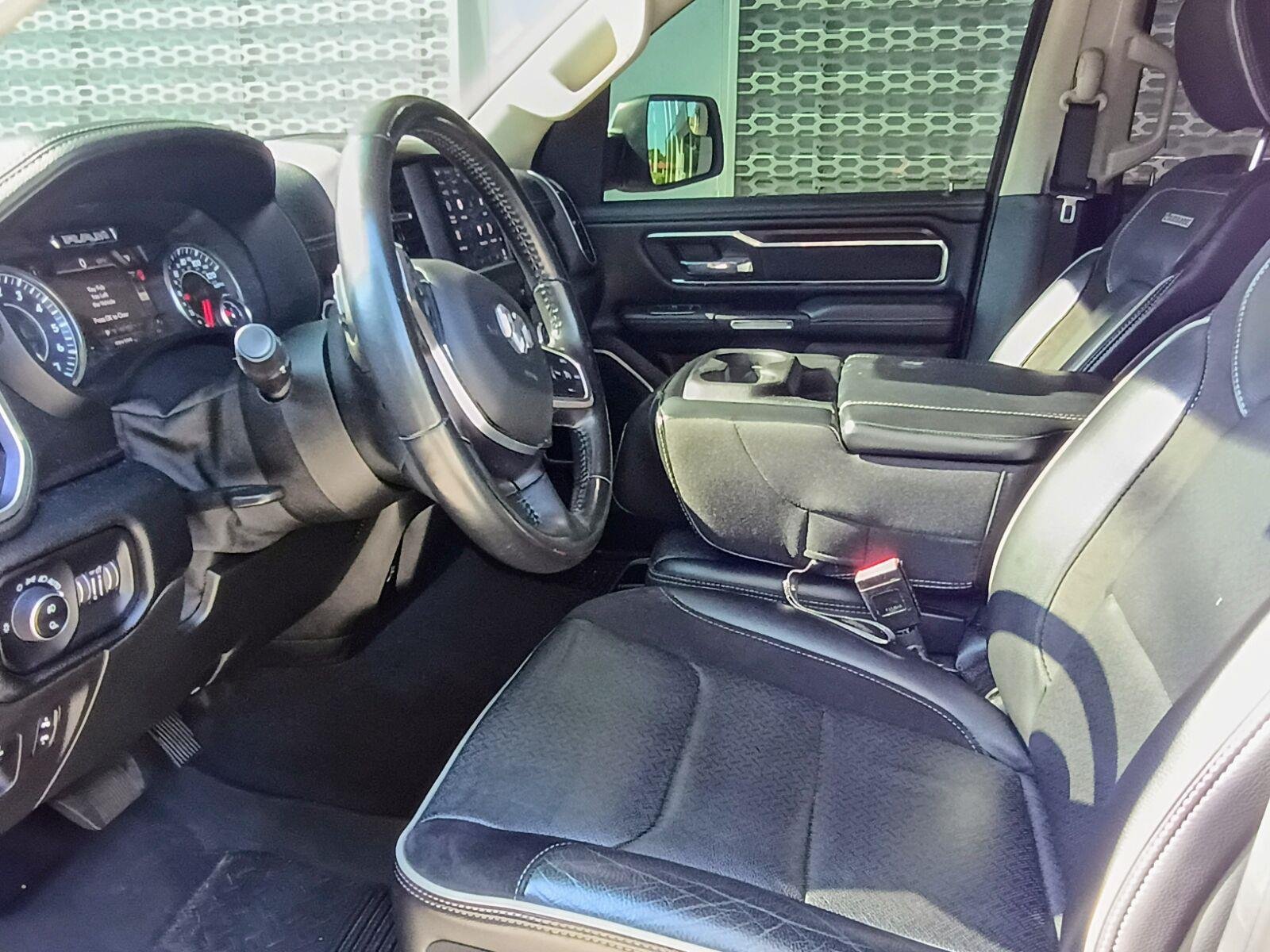 Used 2022 Bright White Clearcoat Ram Laramie image 4