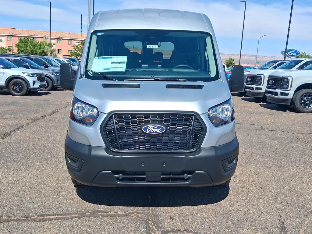 New 2026 Ingot Silver Metallic Ford Passenger Van XL image 8