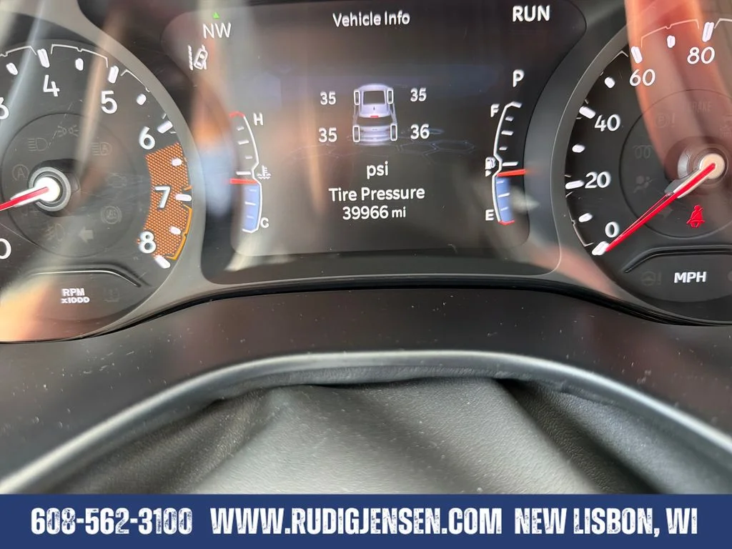 Used 2025 Bright White Clearcoat Jeep Trailhawk image 16