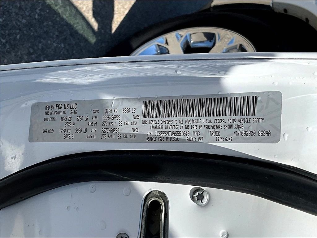 Used 2017 White Ram Laramie image 22
