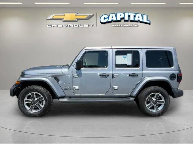 Used 2018 Silver Jeep Sahara 4x4 image 2