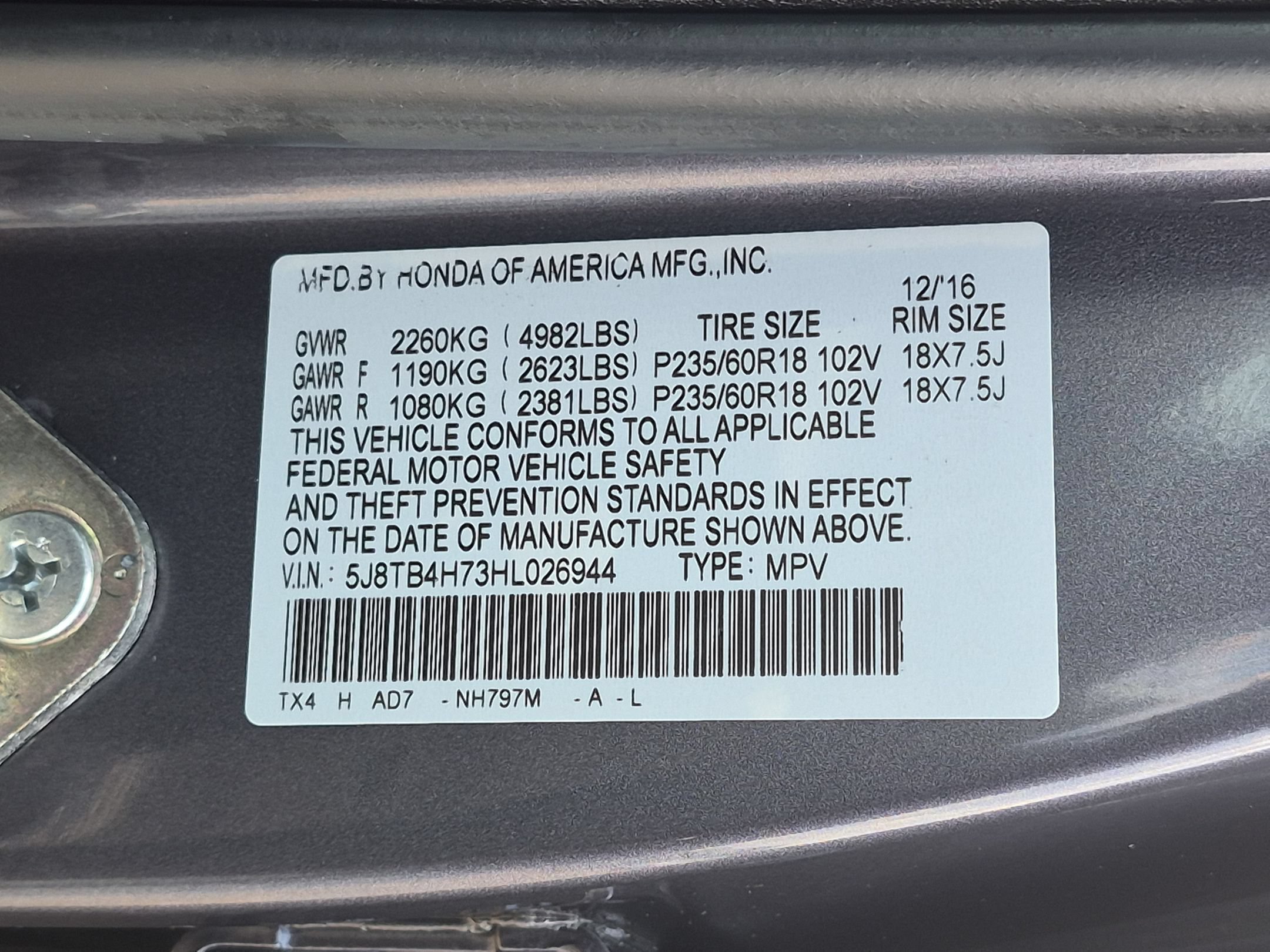 Used 2017 Gray Acura w/Advance Pkg image 36