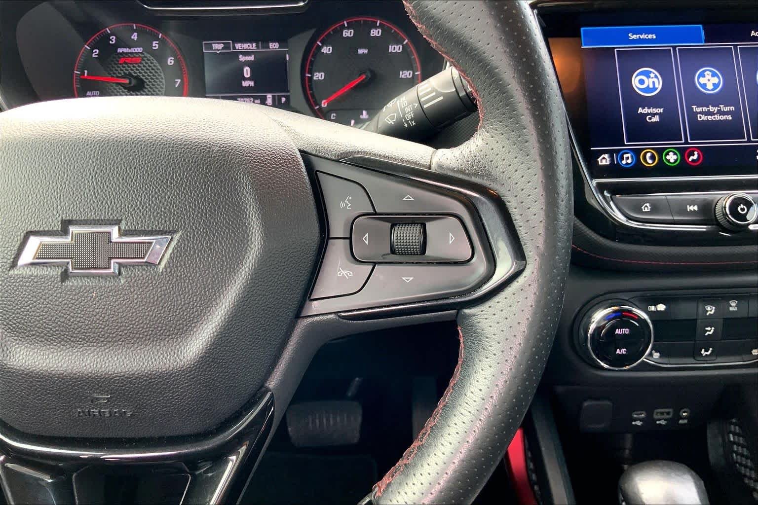 Used 2021 Mosaic Black Metallic Chevrolet RS image 24