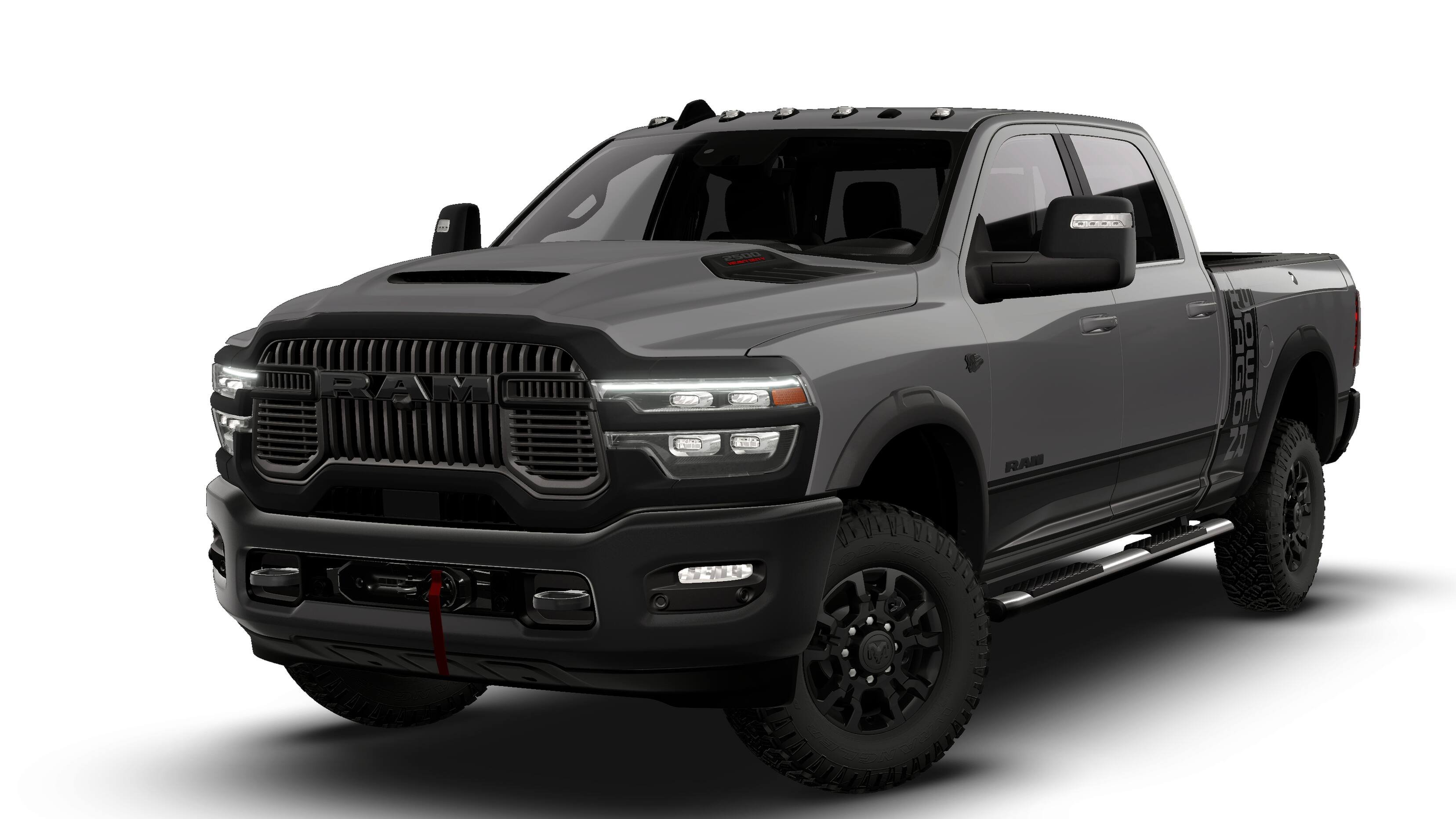 New 2027 Ceramic Gray Clear-Coat Paint RAM Power Wagon Hemi image 13