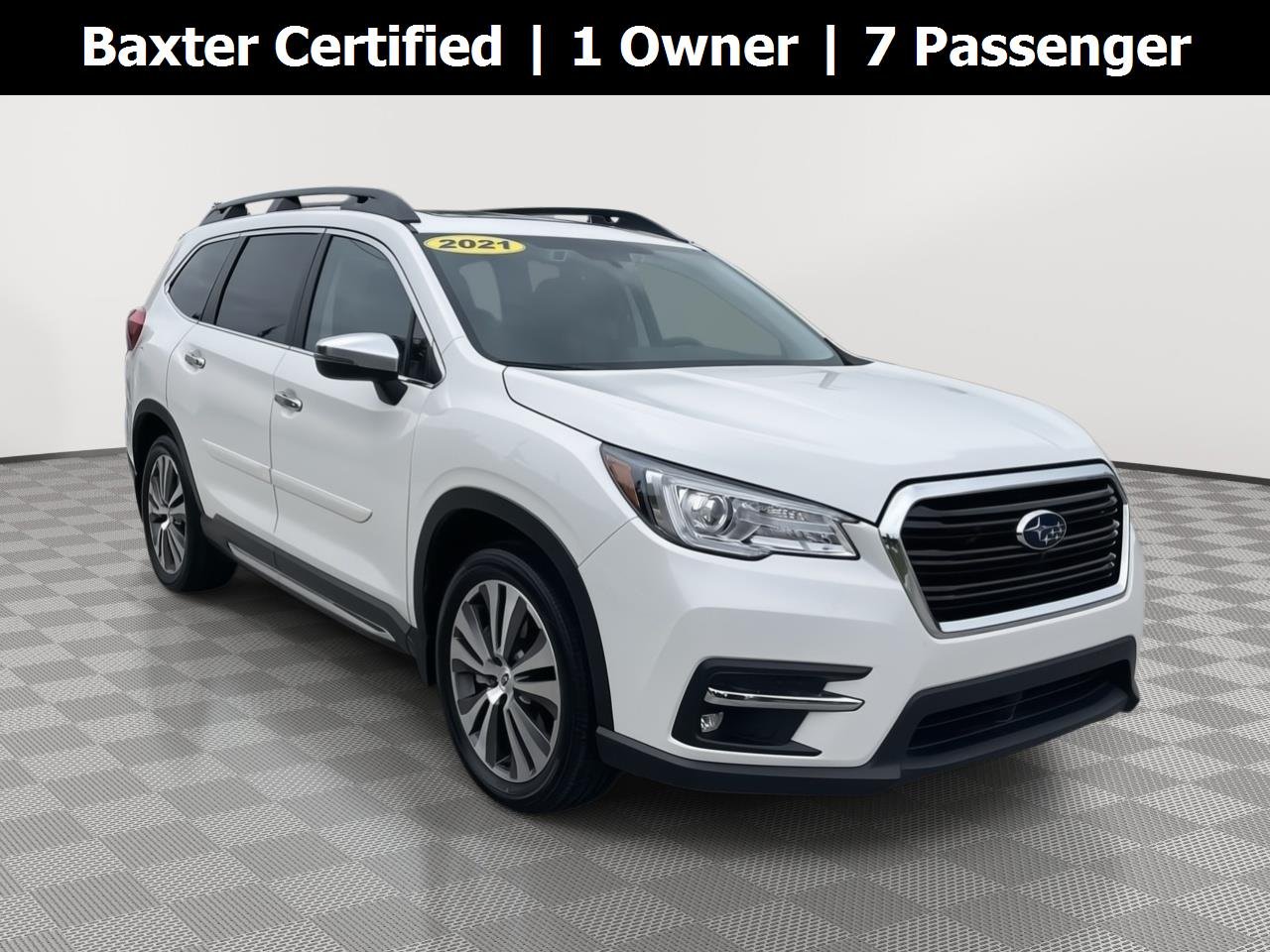 Used 2021 Crystal White Pearl Subaru Touring image 1