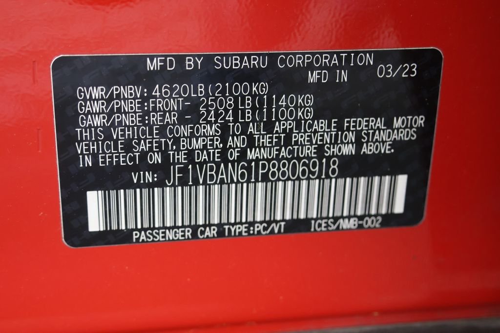 Used 2023 Red Subaru Limited image 29