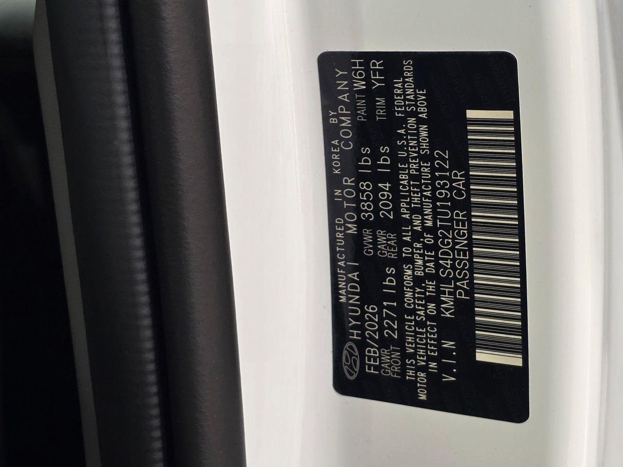 New 2026 Serenity White Hyundai SEL Sport Premium image 34