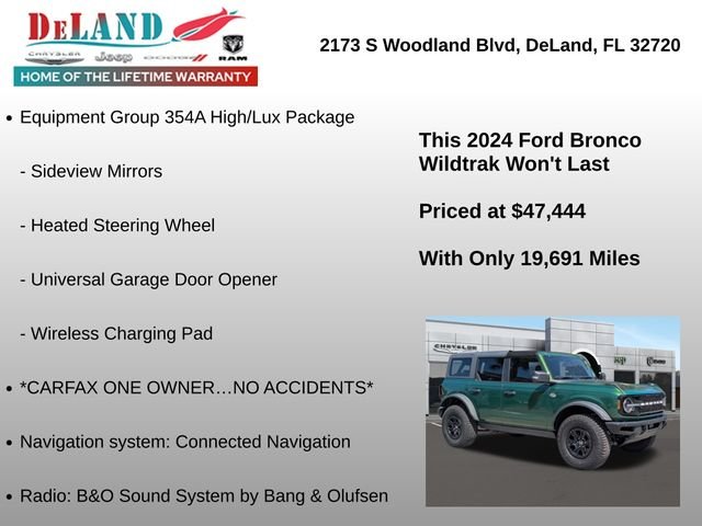 2024 Ford Bronco 4-Door Wildtrak - Photo 12