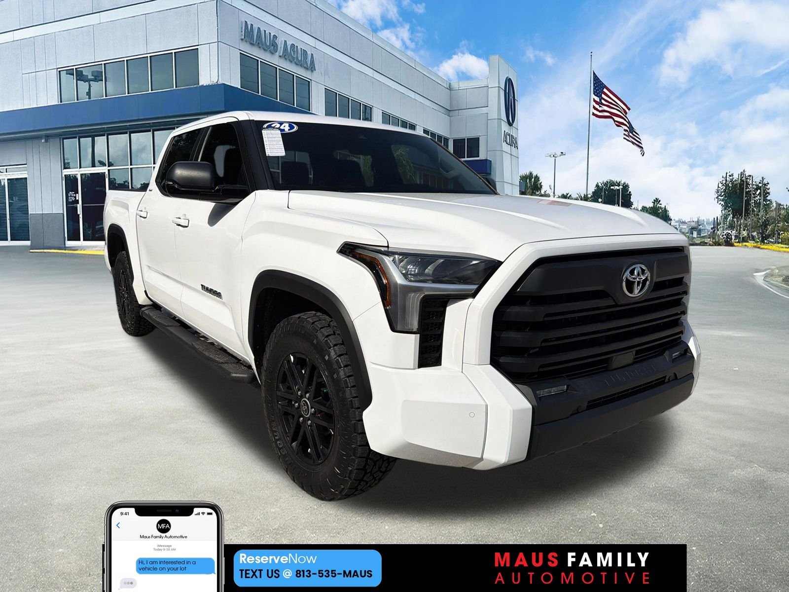 Used 2024 White Toyota SR5 image 1