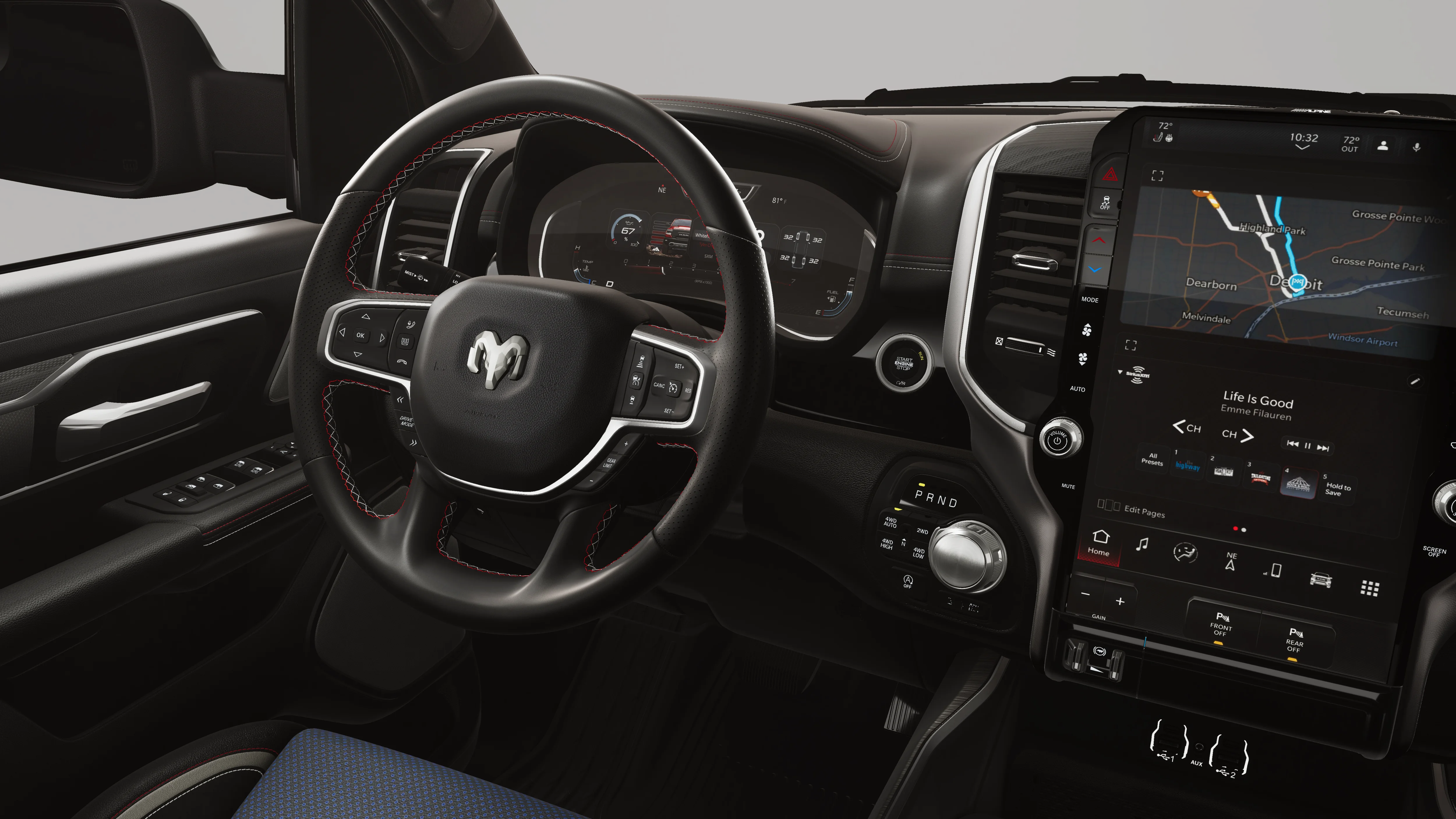New 2026 Hydro Blue Pearl-Coat Exterior Paint RAM Rebel image 21