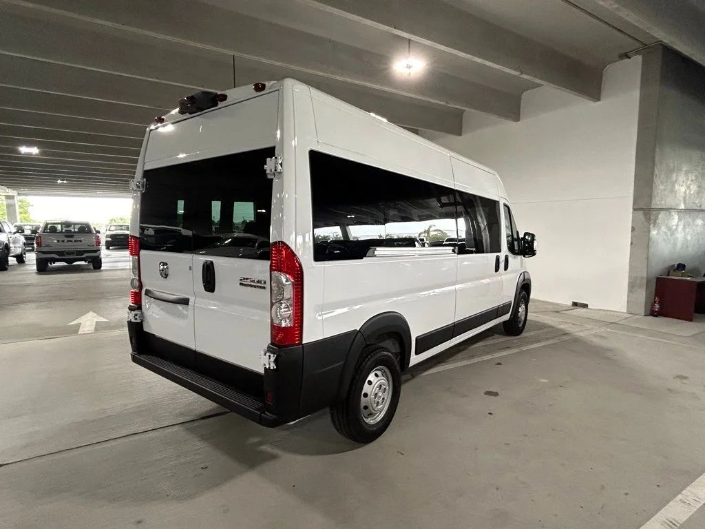 Used 2023 Bright White Clearcoat Ram High Roof image 3
