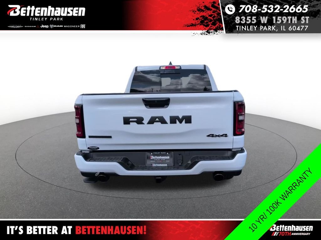 New 2026 Bright White Clear-Coat Exterior Paint RAM Big Horn/Lone Star image 9