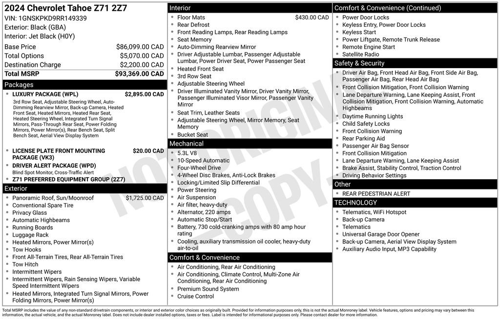 Used 2024 Black Chevrolet Z71 image 29