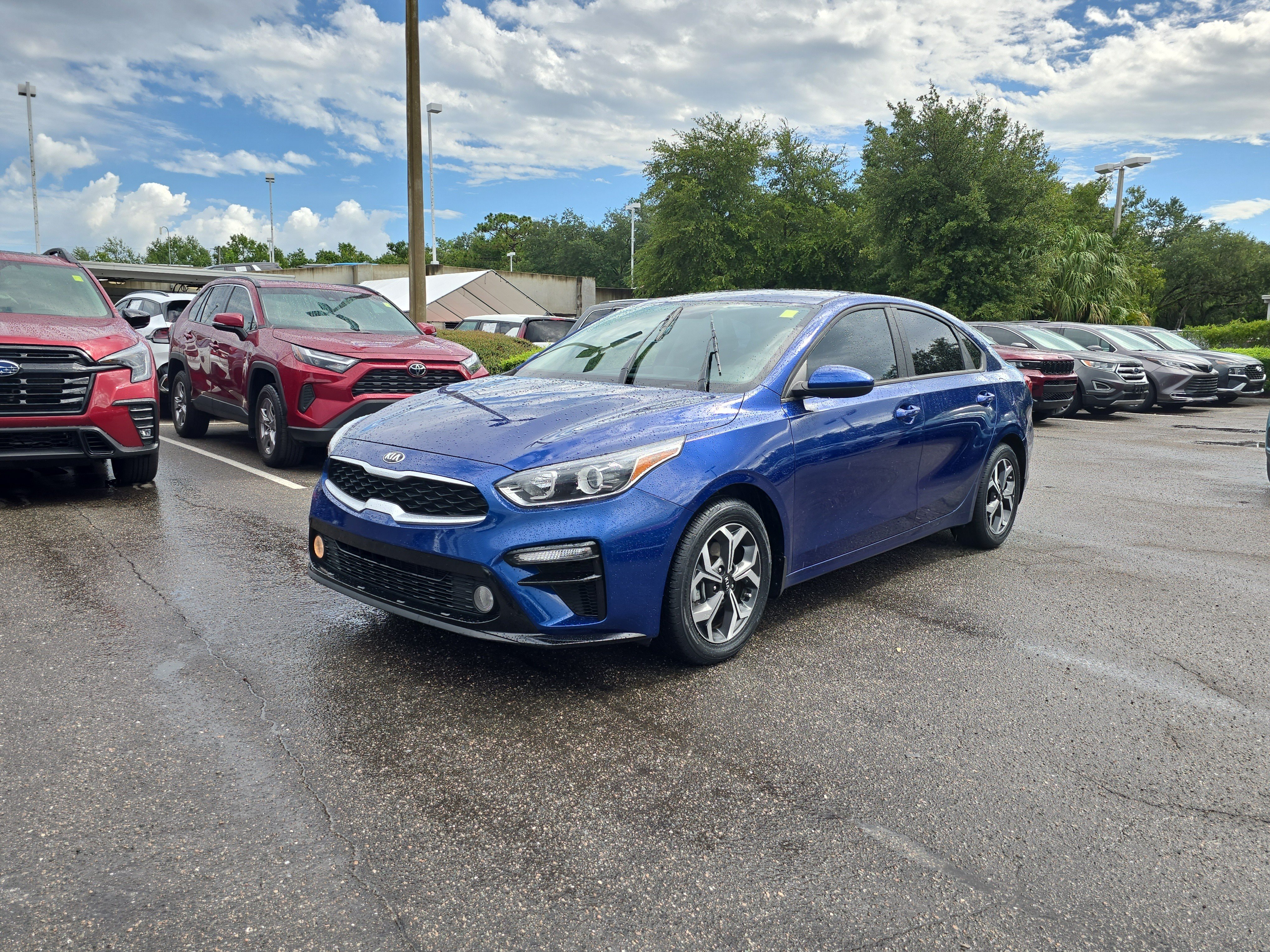 Certified Used 2021 Deep Sea Blue Kia LXS image 4
