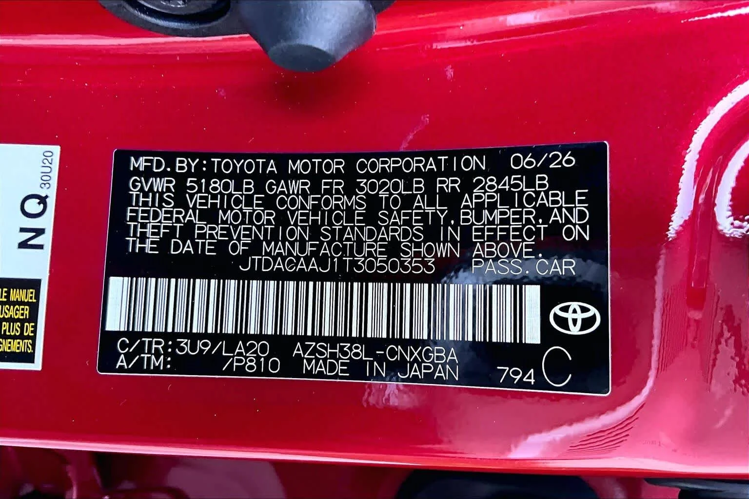 New 2026 Finish Line Red <sup>1</sup> Toyota  Limited image 18