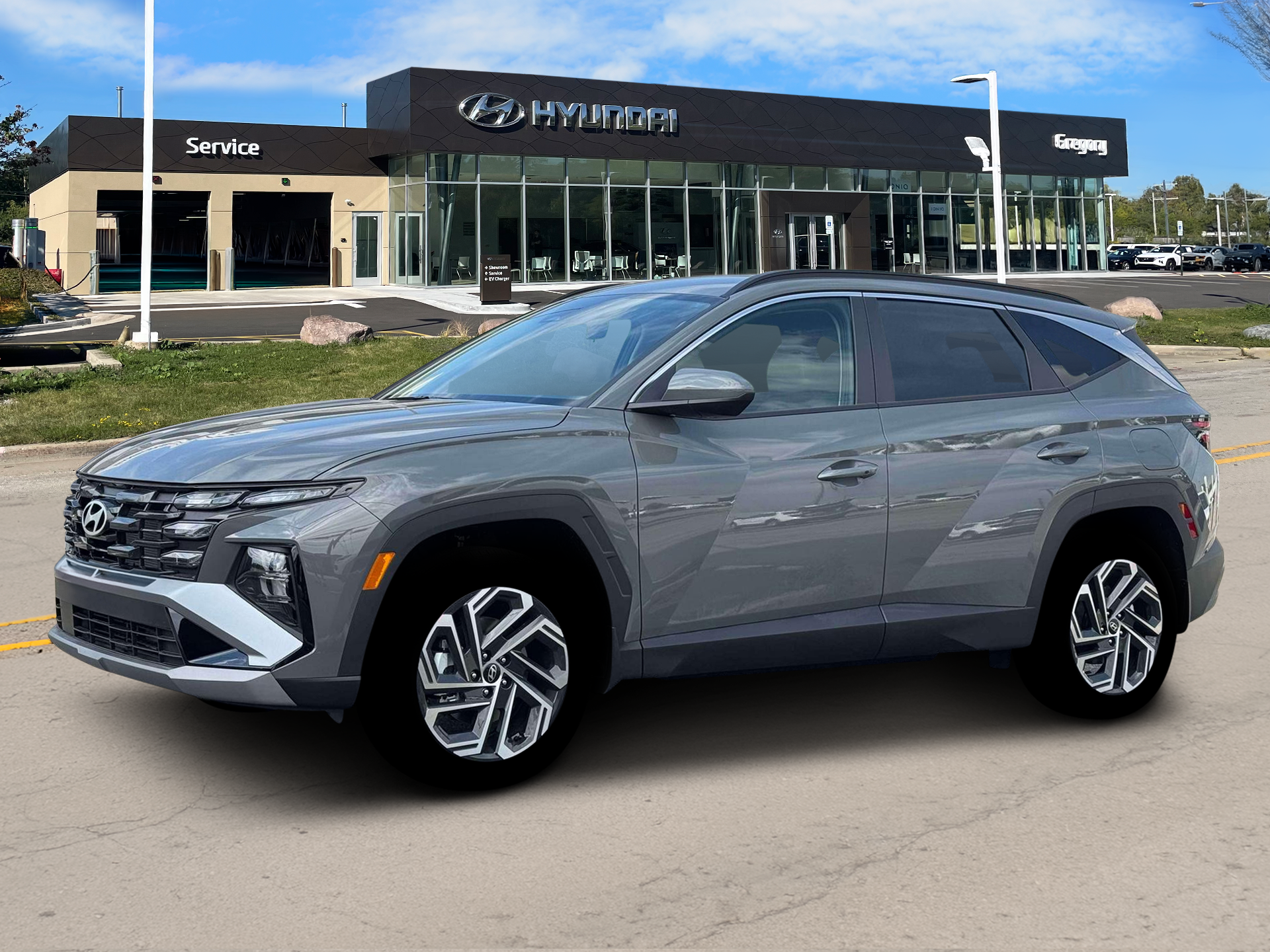 New 2026 Gray Hyundai SEL Plus AWD image 2