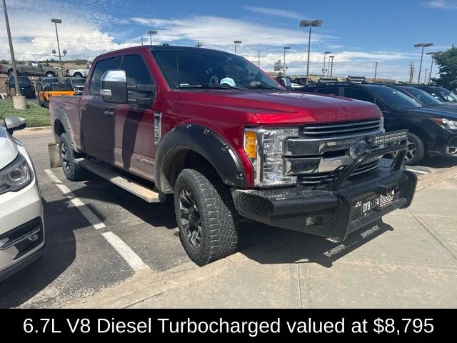 Used 2017 Red Ford Lariat image 3