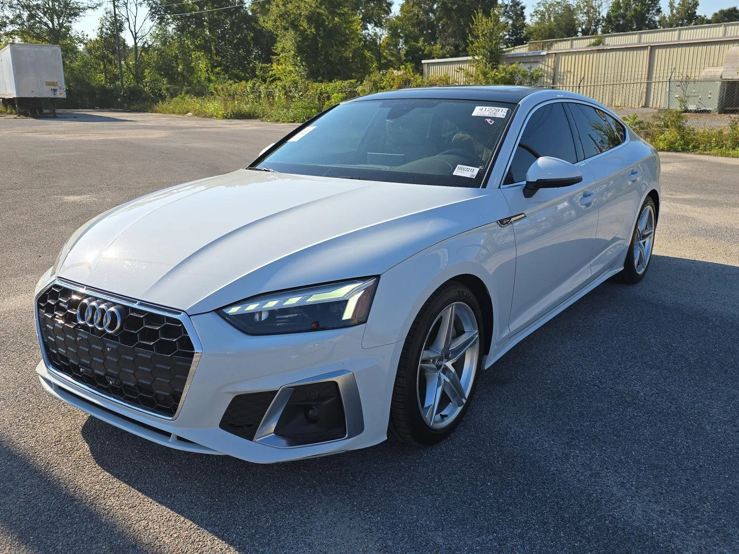 Used 2021 Glacier White Metallic Audi S line Premium Plus image 9