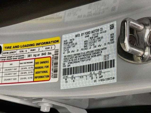 New 2026 Space White Metallic Ford Badlands® image 33