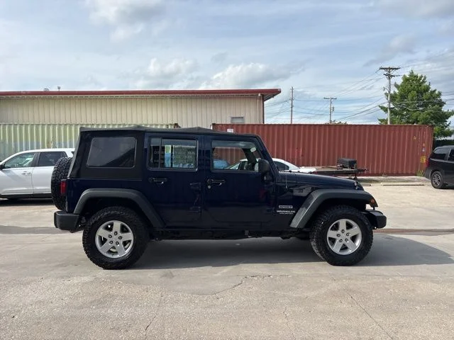 Used 2013 Blue Jeep Unlimited Sport image 8