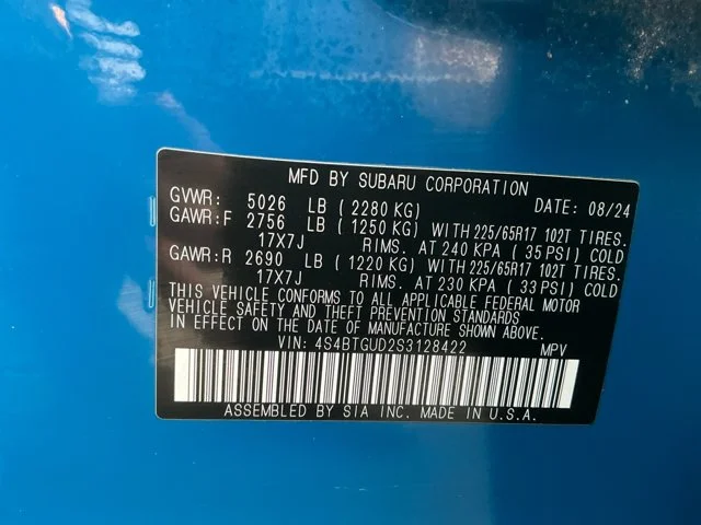Certified Used 2025 Geyser Blue Subaru Wilderness image 16