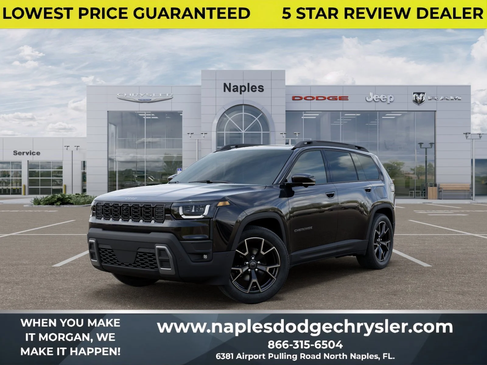 New 2026 Diamond Black Crystal Pearl-Coat Exterior Paint Jeep Overland image 1