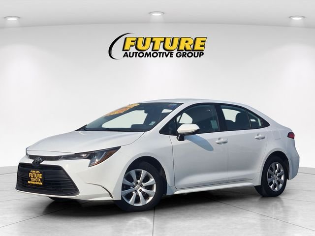 Used 2025 White Toyota LE image 8