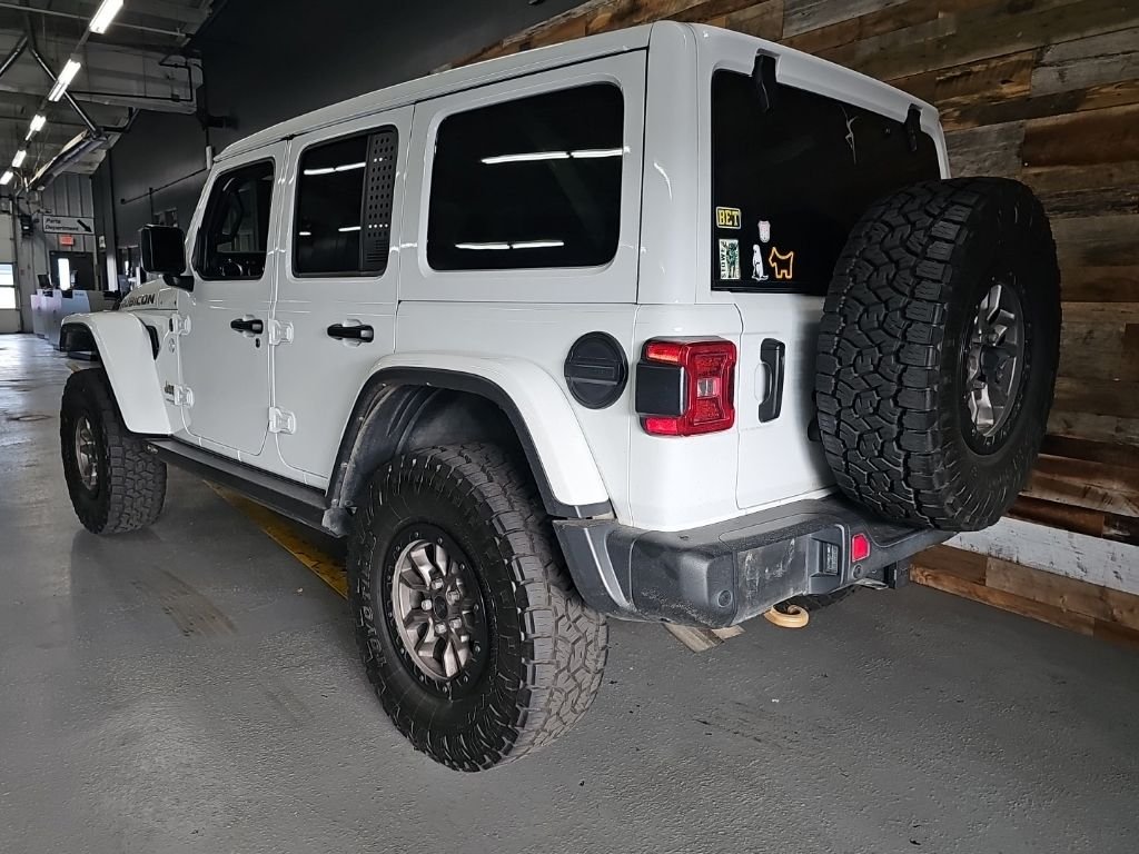 Used 2021 Bright White Clearcoat Jeep Unlimited Rubicon 392 image 3