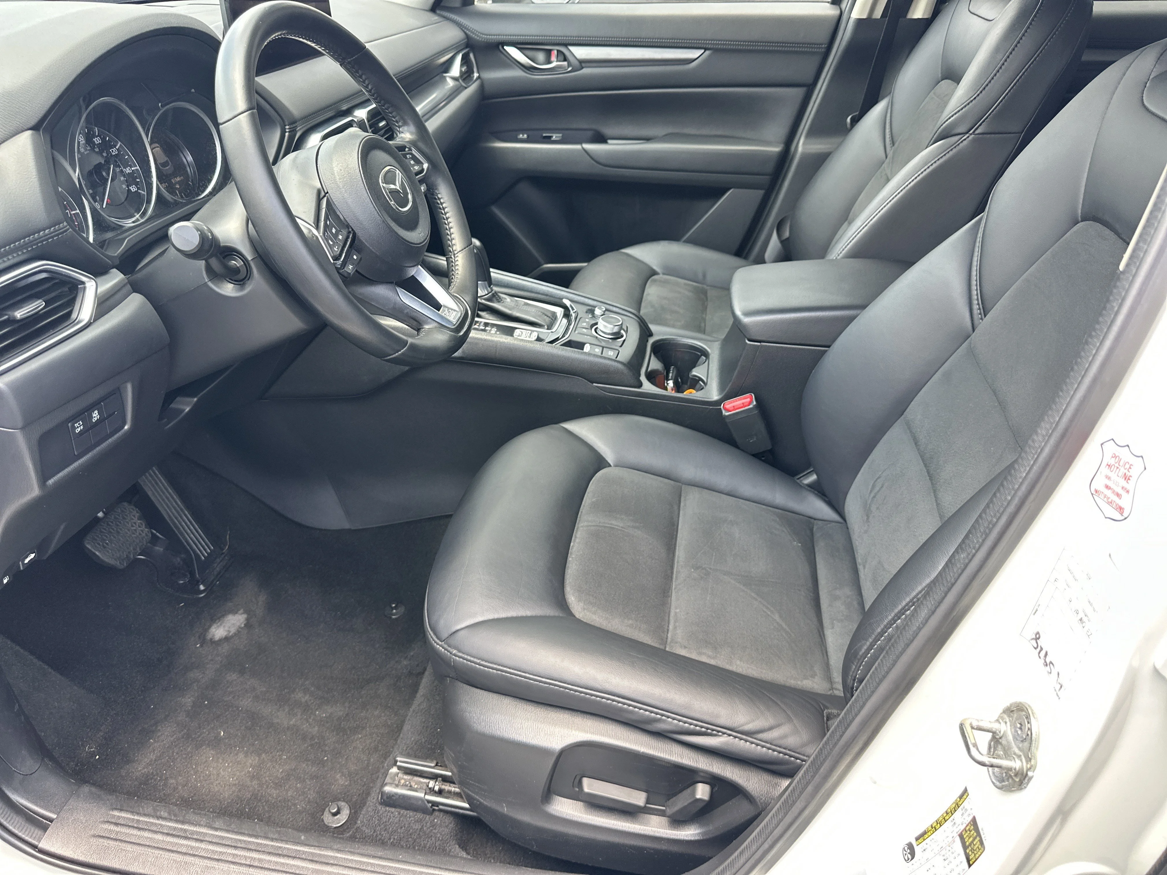 Used 2021 Snowflake White Pearl Mica Mazda Touring image 9