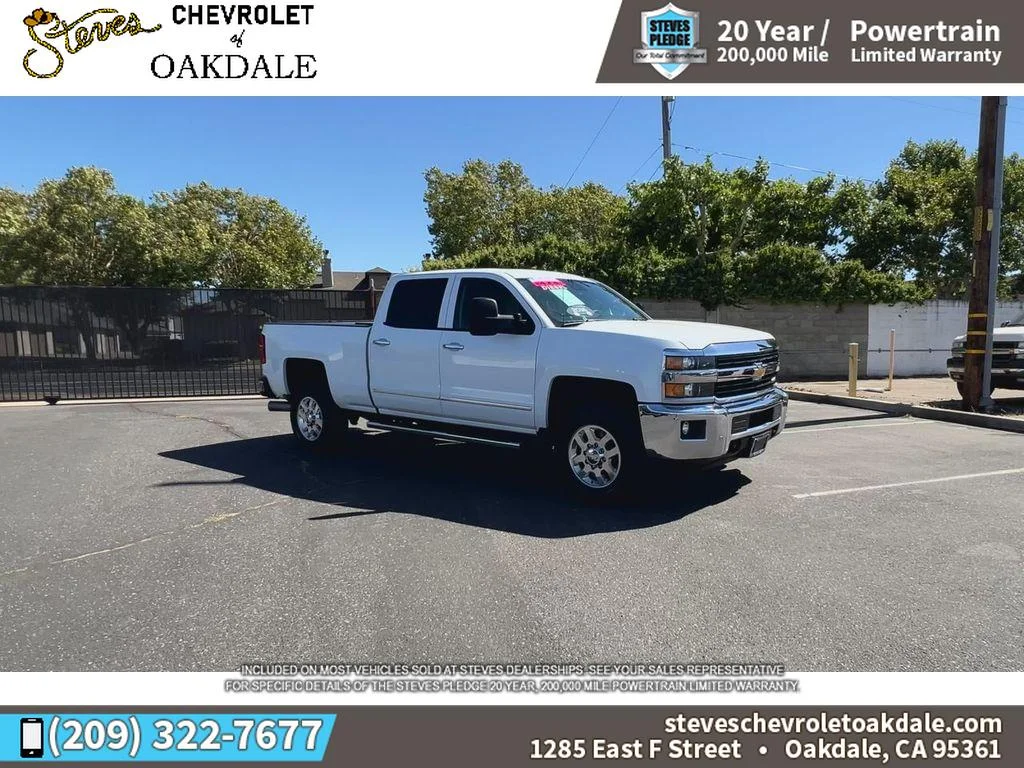 Certified Used 2015 SUMMIT WHITE Chevrolet LTZ image 2